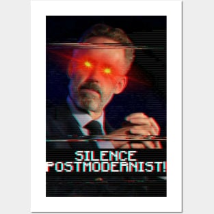 Jordan Peterson Silence Postmodernist Posters and Art